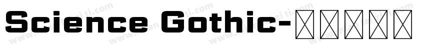 Science Gothic字体转换
